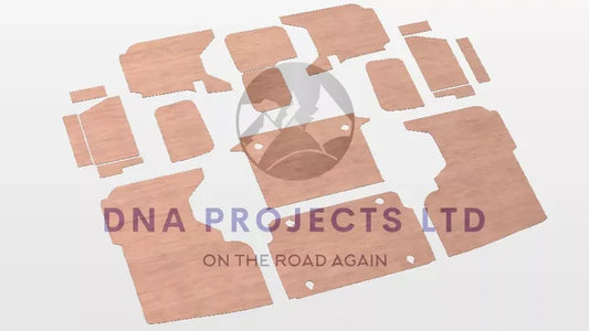 Fiat Doblo 2010 to 2021 Full Ply Lining Kit L1H1