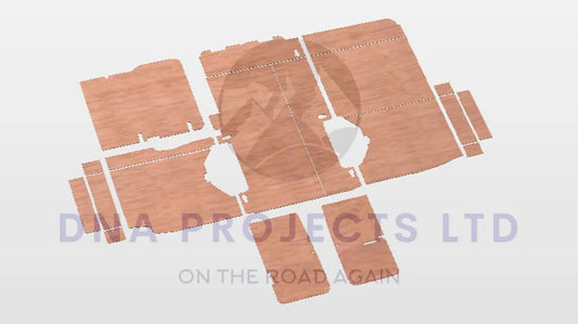 Ford Transit 2000 to 2014 Full Ply Lining Kit L2 MWB RWD