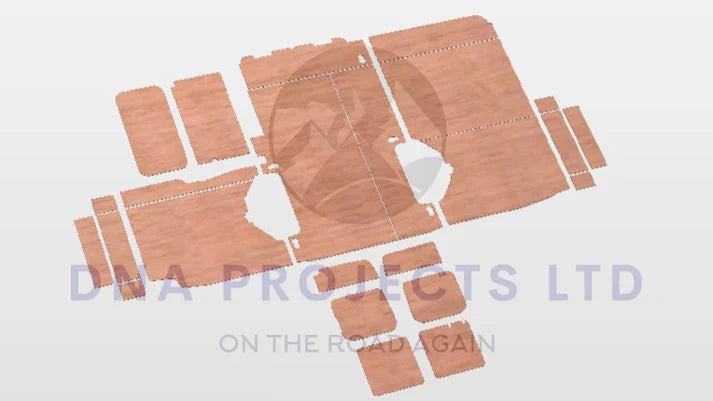 Ford Transit 2000 to 2014 Full Ply Lining Kit L2 MWB RWD