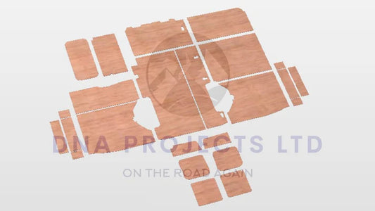 Ford Transit 2000 to 2014 Full Ply Lining Kit L3 LWB RWD