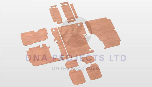 Ford Transit Connect 2000 to 2014 Full Ply Lining Kit L1