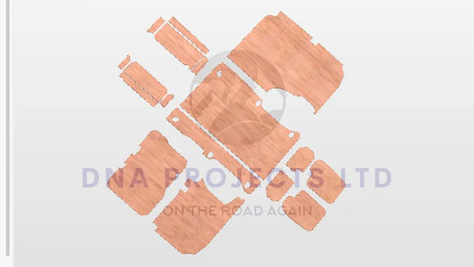 Ford Transit Connect 2000 to 2014 Full Ply Lining Kit L2