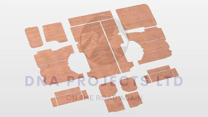 Ford Transit Custom 2012 to 2023 Full Ply Lining Kit L2