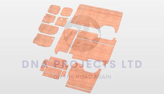 Vauxhall Vivaro 2001 to 2014 Full Ply Lining Kit L2 LWB