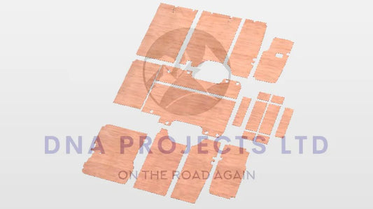 Volkswagen Crafter 2006 to 2017 Full Ply Lining Kit L2 MWB