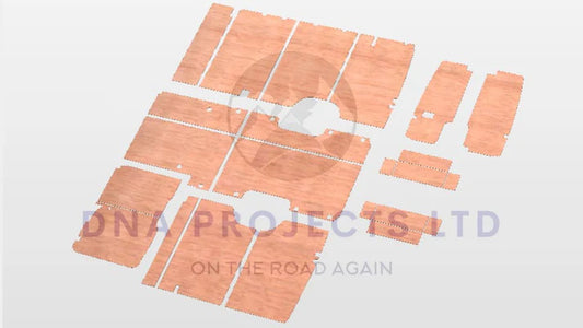 Volkswagen Crafter 2006 to 2017 Full Ply Lining Kit L3 LWB