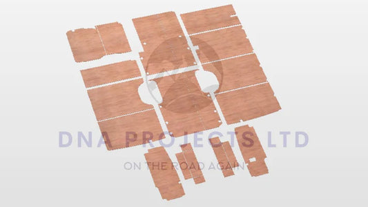 Volkswagen Crafter 2006 to 2017 Full Ply Lining Kit L4 XLWB