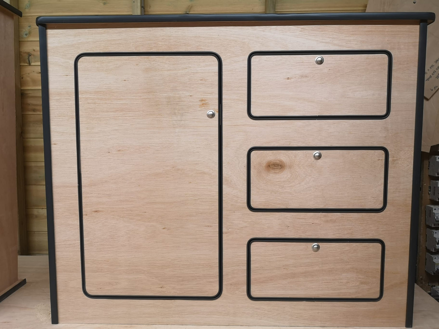 Campervan Universal Kitchen Pod (3 Drawers) – MDF or Lightweight Ply – Easy Assembly – Premium Large Unit