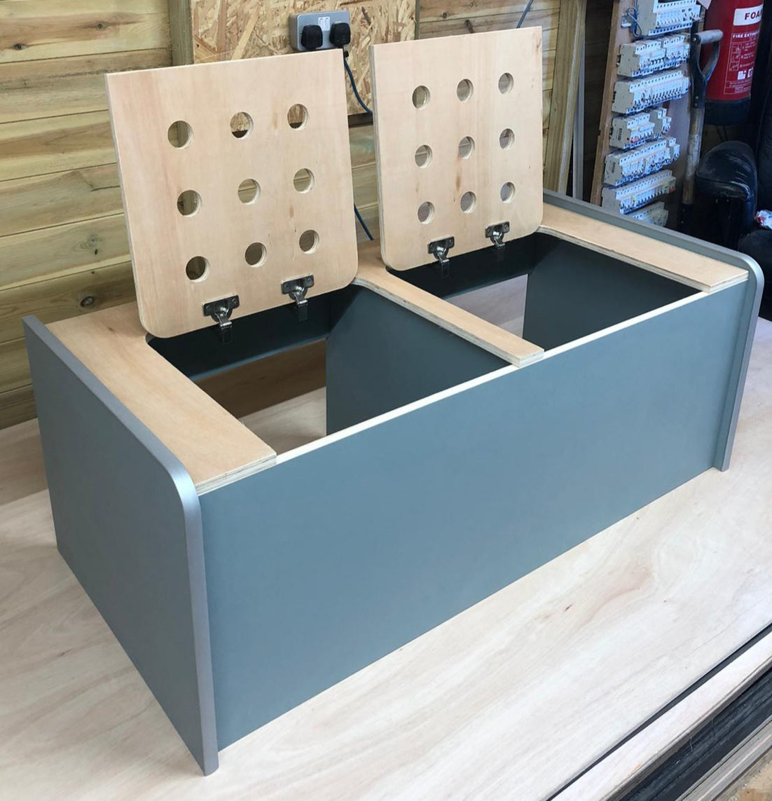 Campervan Universal Seat Box – Custom order (Julie Stephens) – Easy Assembly – Premium