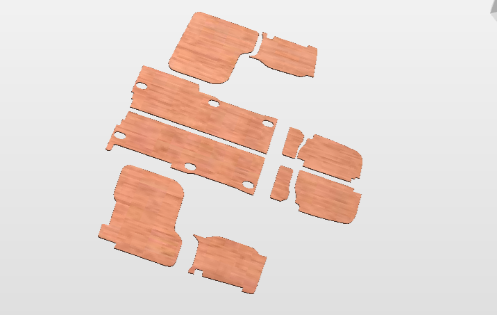 Ford Transit Connect 2014 to 2024 Full Ply Lining Kit L2H1 Trend Model LWB