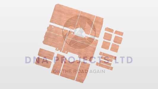 Ford Transit 2000 to 2014 Full Ply Lining Kit L4 XLWB RWD