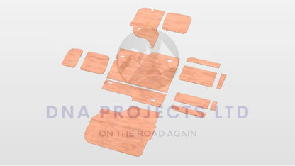 Nissan Kubistar 2003 to 2009 Full Ply Lining Kit