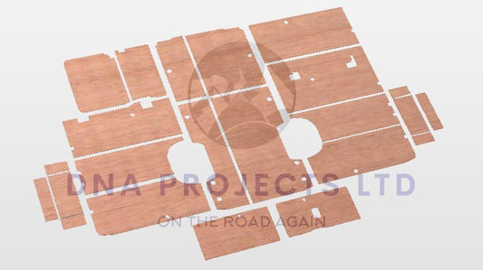 Peugeot Boxer 2006 to Present Full Ply Lining Kit L4H2 XLWB (With Full Height Sides)