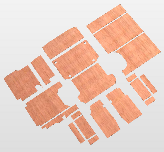 Renault Master 2024 to Present Full Ply Lining Kit L2 MWB