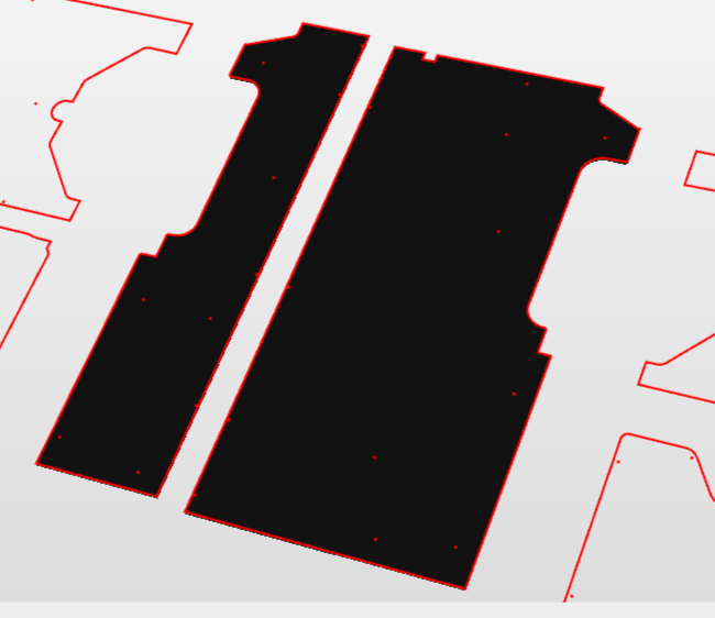 Custom Order (Alex Marks) Transit Custom Phenolic floor 12mm ply.