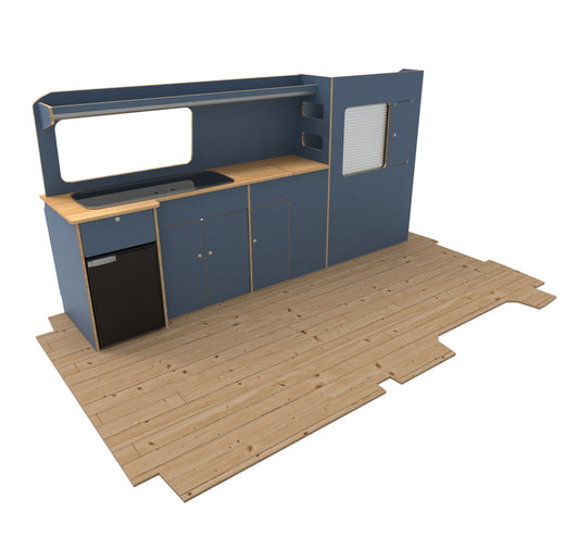 Ford Transit Custom 2023 onwards Campervan Kitchen Units LWB Version 2
