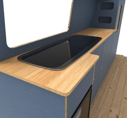 VW Volkswagen T7 Transporter 2024 Onwards Campervan Kitchen Units LWB Version 2