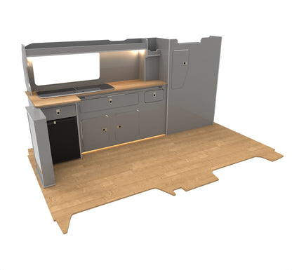 VW Volkswagen T7 Transporter 2024 Onwards Campervan Kitchen Unit LWB Version 3