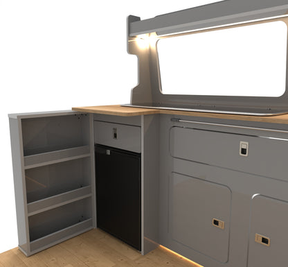 VW Volkswagen T7 Transporter 2024 Onwards Campervan Kitchen Unit LWB Version 3
