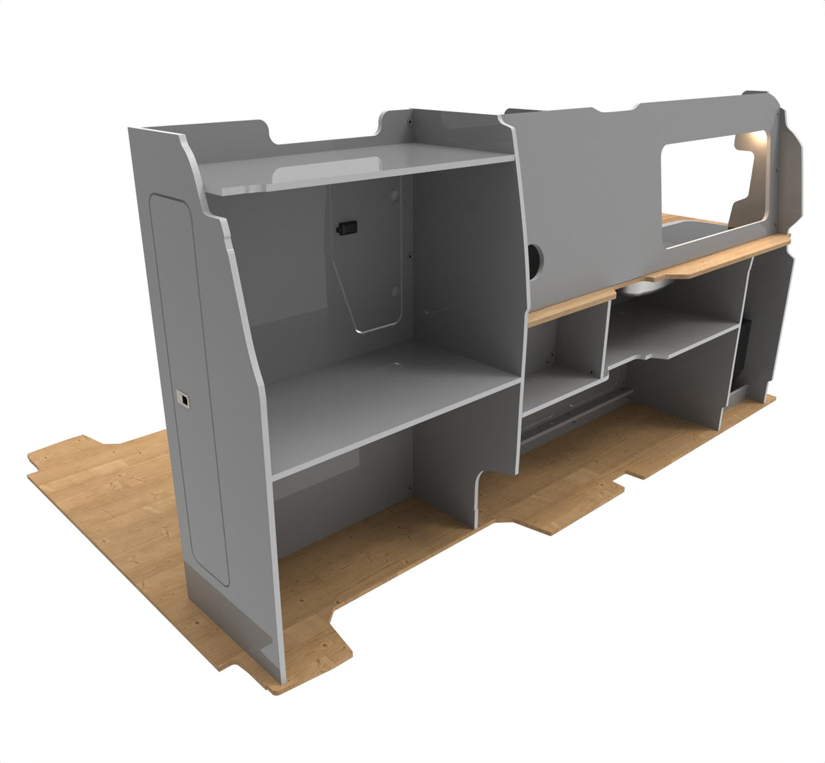 VW Volkswagen T7 Transporter 2024 Onwards Campervan Kitchen Unit LWB Version 3