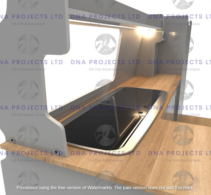 VW Volkswagen T6 Transporter 2024 Onwards Campervan Kitchen Units LWB Version 2