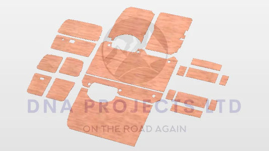 Toyota HiAce 2004 to 2019 Full Ply Lining Kit L1 SWB