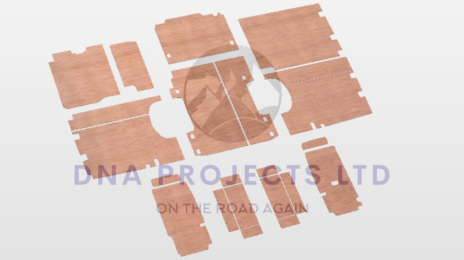 VW Volkswagen Crafter MWB 2018 Onwards Full Ply Lining Kit