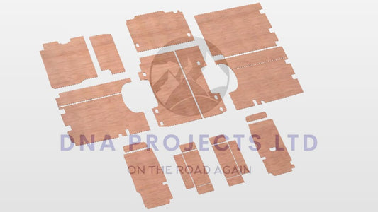 VW Volkswagen Crafter MWB 2018 Onwards Full Ply Lining Kit