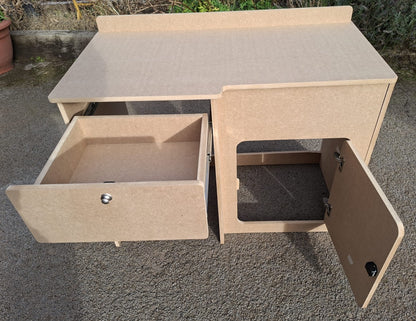 Campervan Universal Kitchen Pod – MDF or Lightweight Ply – Easy Assembly