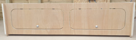 Campervan Furniture Top Locker 15mm Lightweight Ply Or 15mm MDF 300mm Height and 300mm Depth by 300/600/900/1000/1200mm Length cam lock design