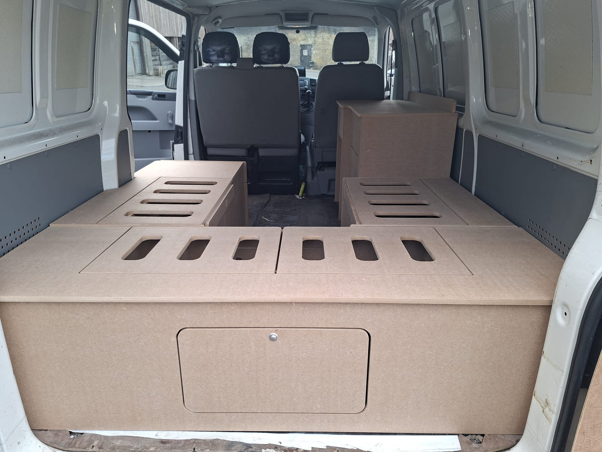 U-Shape Campervan Kitchen, Seating and Bed Furniture