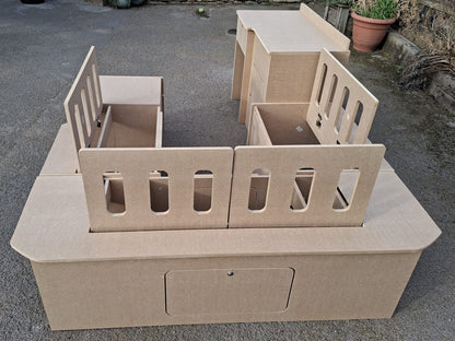U-Shape Campervan Kitchen, Seating and Bed Furniture