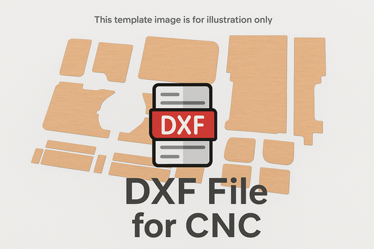 DXF File For Nissan Primastar 2022 to Present Full Ply Lining Kit L2 LWB