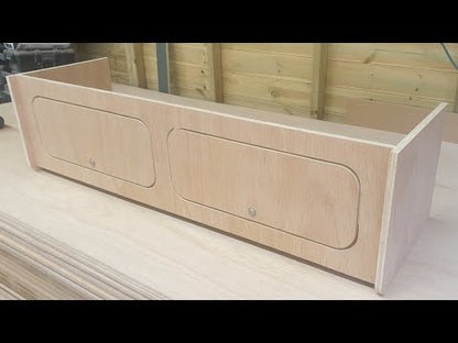 Campervan Furniture Top Locker 15mm Lightweight Ply Or 15mm MDF Assembly Instructions Video