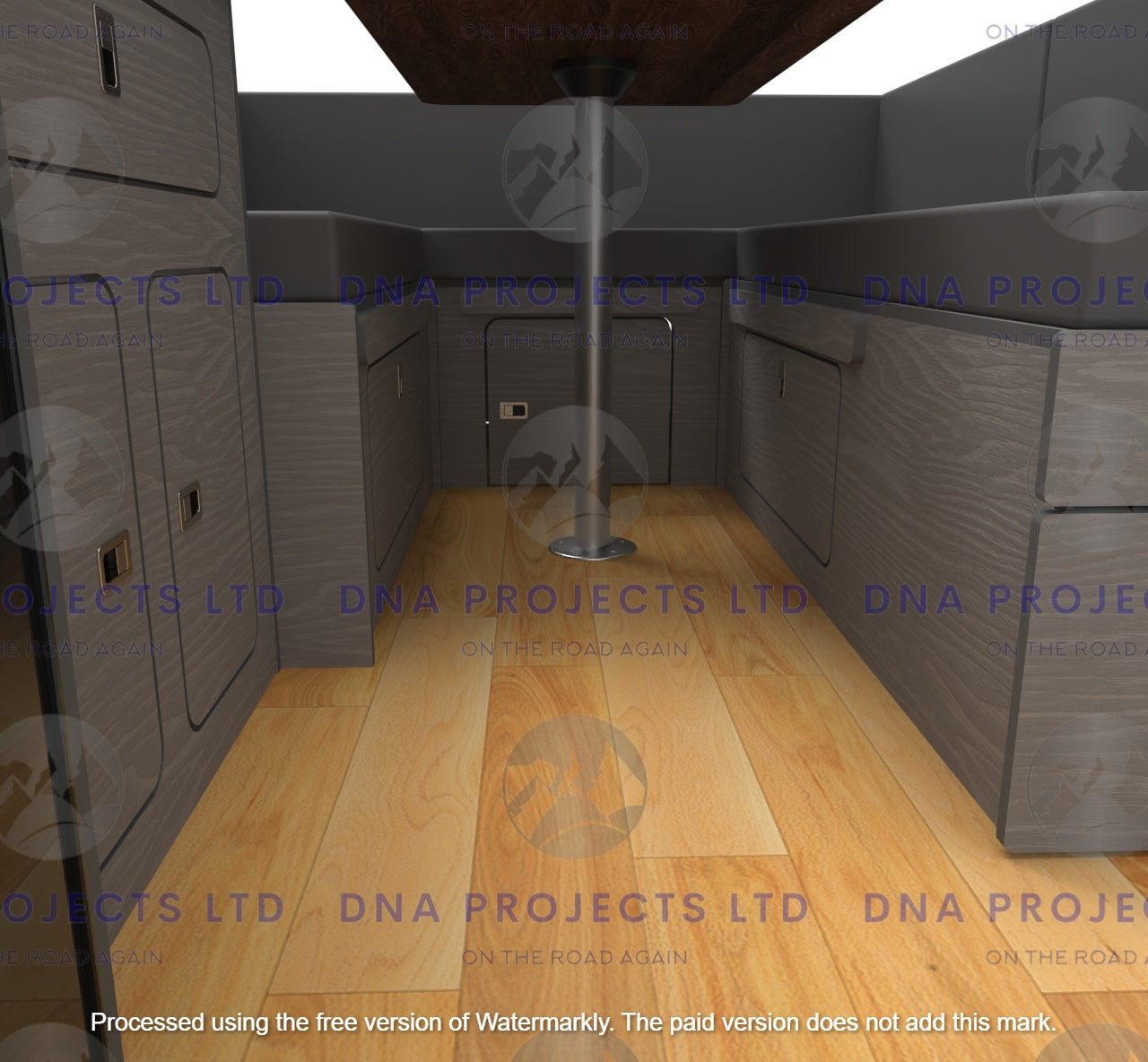 Transit Custom 2023 onwards  Campervan Kitchen Units LWB U Shape Layout